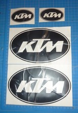Ovale KTM Aufkleber