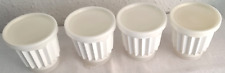 Tupperset 4 Stück Puddingförmchen Portions-Formen Sturzformen Retro- RARITÄT