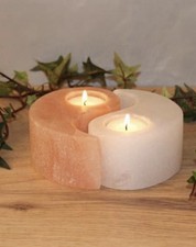 Teelichthalter Yin Yang