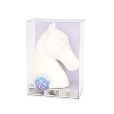 Dekofigur „Pferdekopf“ – weiß – elegante Wohn-Deko Spardose