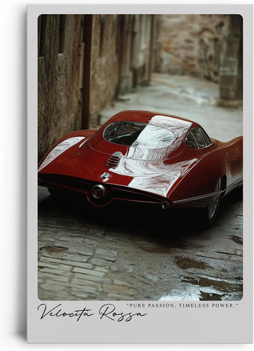 Leinwandbild velocità rossa - leinwandbild,