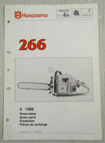 Husqvarna 266 kettensäge - husqvarna,