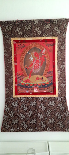 Vajrayogini brokat gemalt - in,