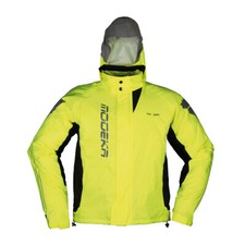 Motorrad Regenjacke wasserdicht - Modeka AX-Dry II - mit Kapuze und Beutel