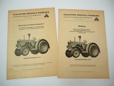 Hanomag R45 Schlepper Prüfbericht Prüffeld Marburg 1950/52