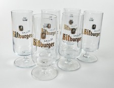 6 x Bitburger Bier Glas "Bitte