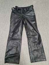 Hein Gericke Damen Leder Motorrad Hose schwarz