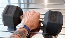 10 kg HEXAGON Hantel gummiert Kurzhantel Metall Hex Hanteln Gewicht weights