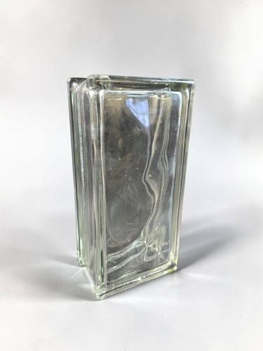 Vintage glasbaustein vase - vintage,