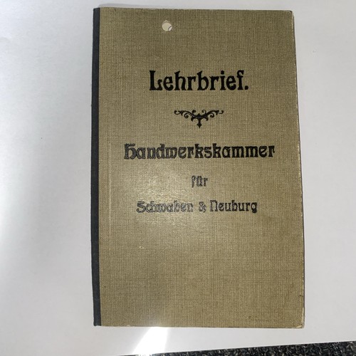Original lehrbrief - original,