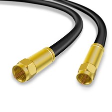 Sat Kabel TV Koax Satelliten Antennenkabel Router Internet UHD 135dB F-Stecker A