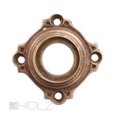 Türdrücker Rosette antik alt Drückerrosette Gründerzeit Türklinke