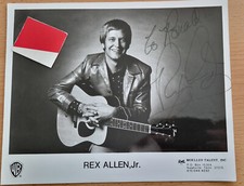Rex Allen jr     20 x 25 cm Country Musik Autogramm ORIGINAL   COA