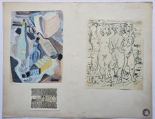 Zeichnung Aquarell Tempera