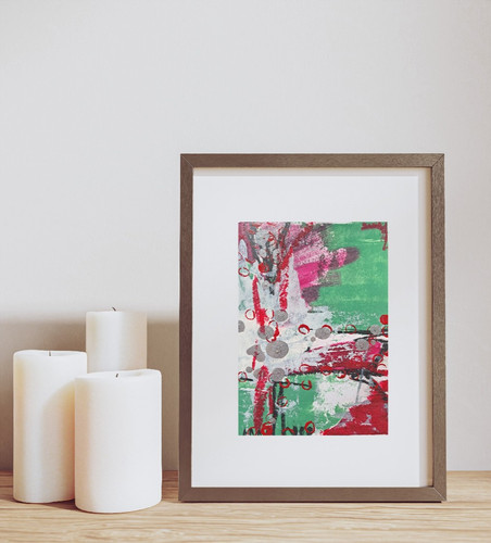 Handgefertigtes acrylbild - handgefertigtes,