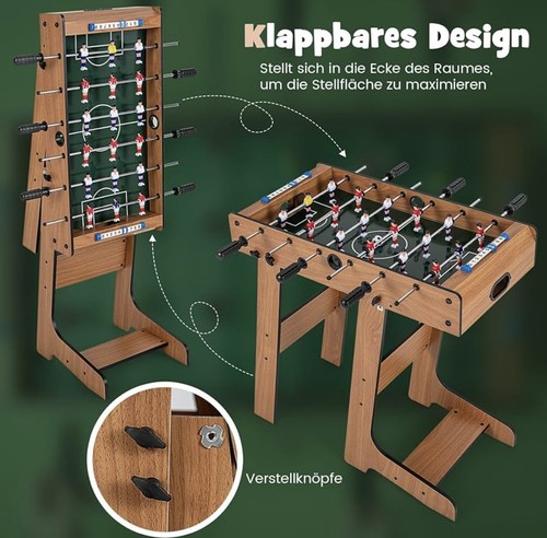 Klappbarer tischkicker - klappbarer,