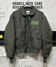 ORIGINAL US NAVY NEUESTE JACKE FLYERS HERREN CWU-36/P SAGE GREEN MINT NEU!! GROß