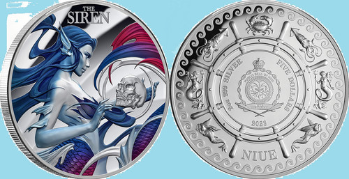 The siren 2oz silver - siren",