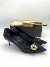 LOUIS VUITTON High Heels Kitten Pumps Hohe Schuhe Pumps Absatz 39.5 schwarz