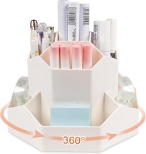 Anstore Schreibtisch Organizer, Multifunktionaler Drehbarer Stiftehalter Kinder