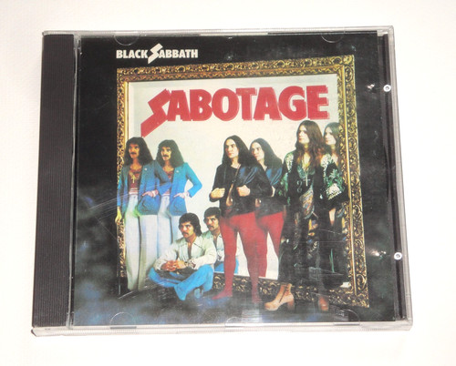 Black sabbath sabotage - black, ‎–