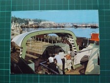 AK /DDR-Schiffe.  SASSNITZ - Blick von der Fähre zum Hafen.