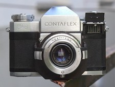 ZEISS IKON CONTAFLEX mit Objektiv:Tessar 50mm f/1:2.8 Synchro-Compur Vintage alt