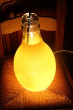 ALTE ORANGINA FLASCHENLAMPE