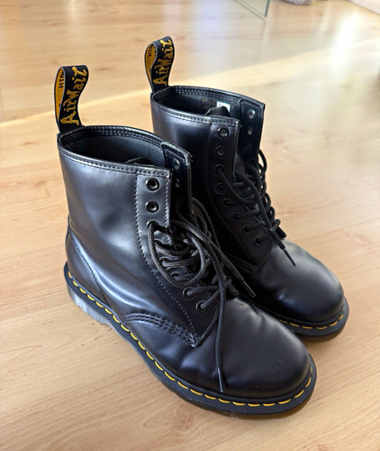 Martens schwarze leder - schwarze,