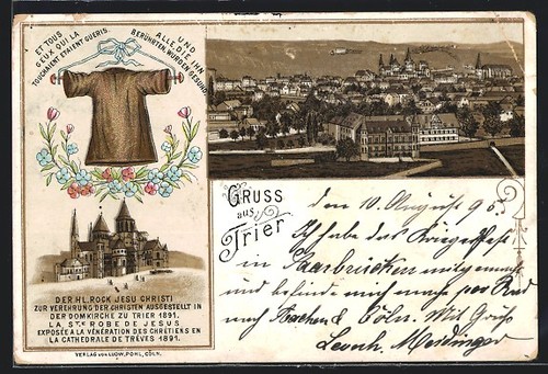 Lithographie trier der hl - trier,,