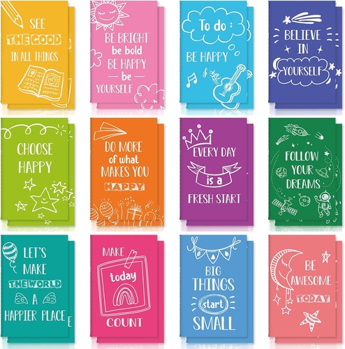 Mini notizbuch stueck bunt - 24,