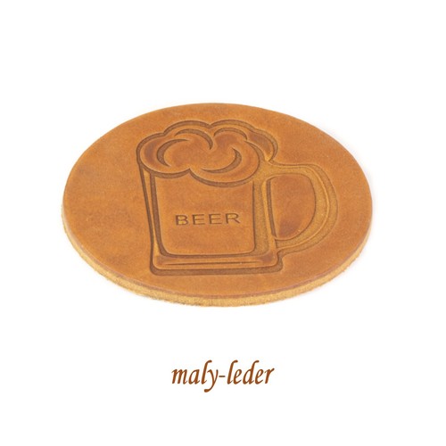 Fettleder untersetzer - fettleder,