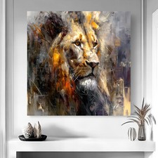 Leinwand Bild Löwe Tiere