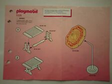 Playmobil Bauanleitung 5326 Puppenhaus Terasse Möbel , 4 Seiten , A5
