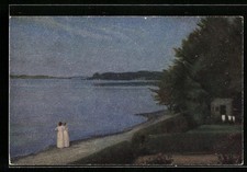 Künstler-AK sign. Slott-Moller: Der Abendstern, Dänische Kunst 