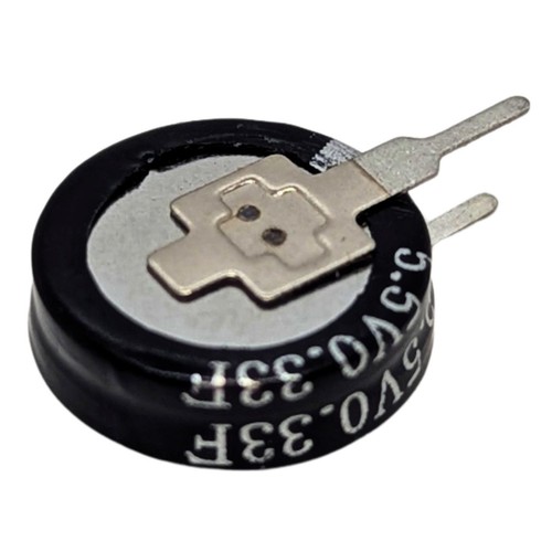 Supercap 33f v - 0,33f, 5,5v
