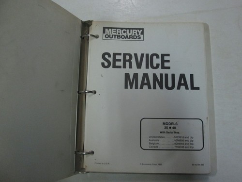 1990 modelle 40 service - modelle,