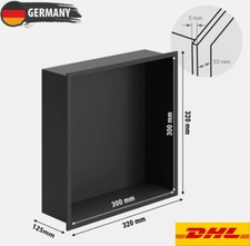 DIY Duschnische Wandnische Unterputz Montage Edelstahl Duschregal 30x30x12 CM