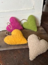 Plüschstoff Herz zum