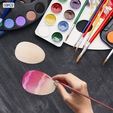 Holzfarbe 50Pcs hölzerne Eier