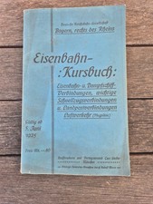 altes Reichsbahn Kursbuch Bayern, orig. 1925, Eisenbahn Schiff Flugzeug Landpost