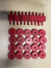 Fischertechnik 20 Stück Räder D=2,2 cm mit Radachsen-Bausteine