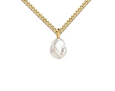 Anhänger 585 Gold Keshi-Perle