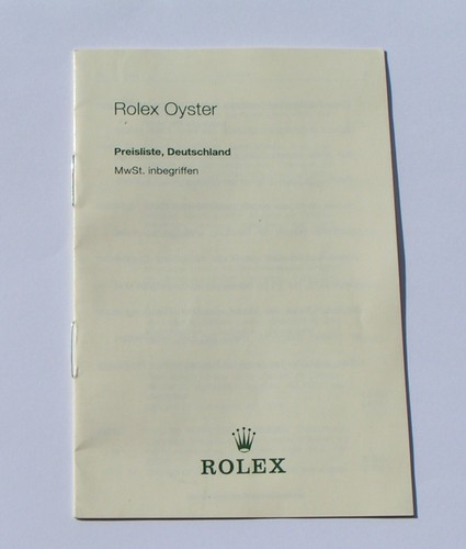 Rolex oyster preisliste - rolex,