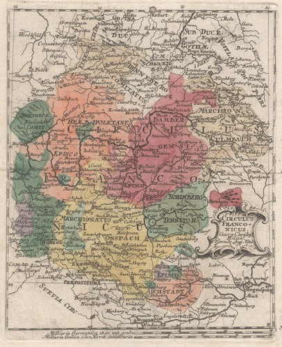 Franken original kupferstich - franken,