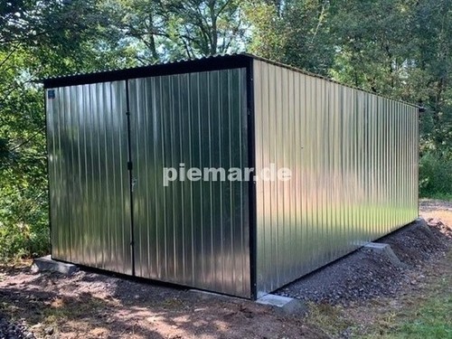Blechgarage 3x6 5x2 14m - blechgarage, 3x6,5x2,14m