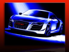 Audi R8 - Bild auf Leinwand -