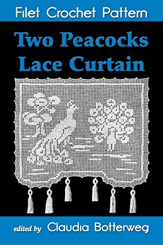 Two peacocks lace - lace, curtain
