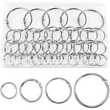 Buchringe Set, 40Pcs Loseblatt