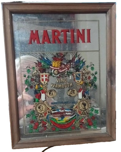 Retro martini werbeschild - retro,